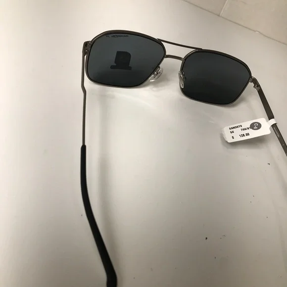 ARNETTE KALLIO AN3079 706 Gunmetal Polarized Dk Grey Aviator Sunglasses Nwt - Picture 9 of 10